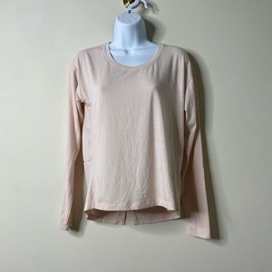 Athleta Blush Pink Long Sleeve Athletic Top XS